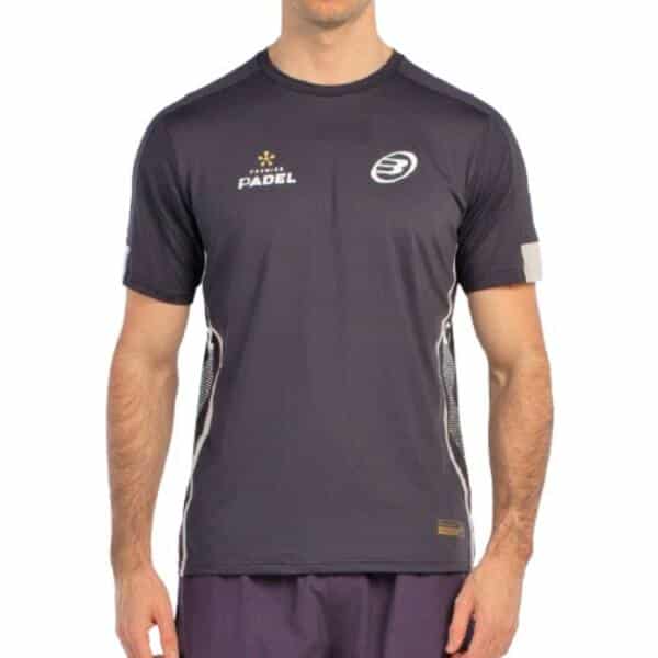 Camiseta Borni negra de Bullpadel