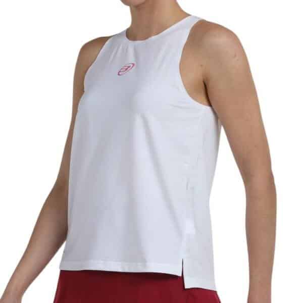 Camiseta de tirantes Bullpadel Etico blanca
