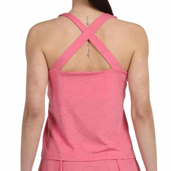 Camiseta rosa para mujer de Bullpadel