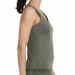 Camiseta Taiyi kaki para mujer de Bullpadel