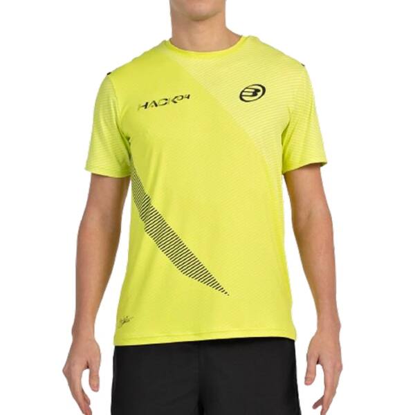 Camiseta entrenamiento color lima de Paquito de Bullpadel
