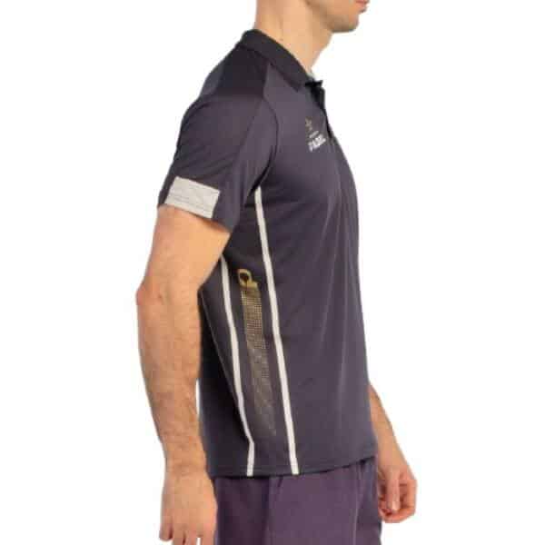 Polo Bogue negro - Colección Bullpadel