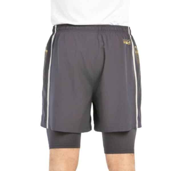 Short negro Barde para hombre de Bullpadel