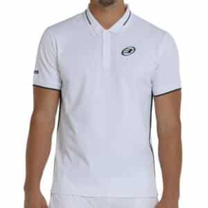 Polo Leiro blanco de Bullpadel