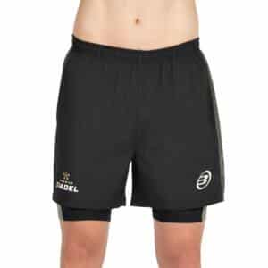 Short Bullpadel Pingu Negro Premier Padel