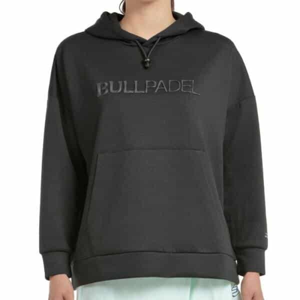 Sudadera negra Silba de Bullpadel