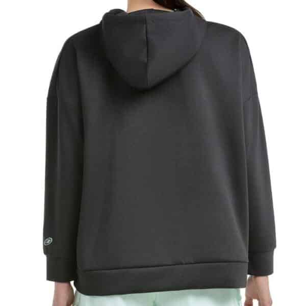 Sudadera Silba negra para mujer de Bullpadel