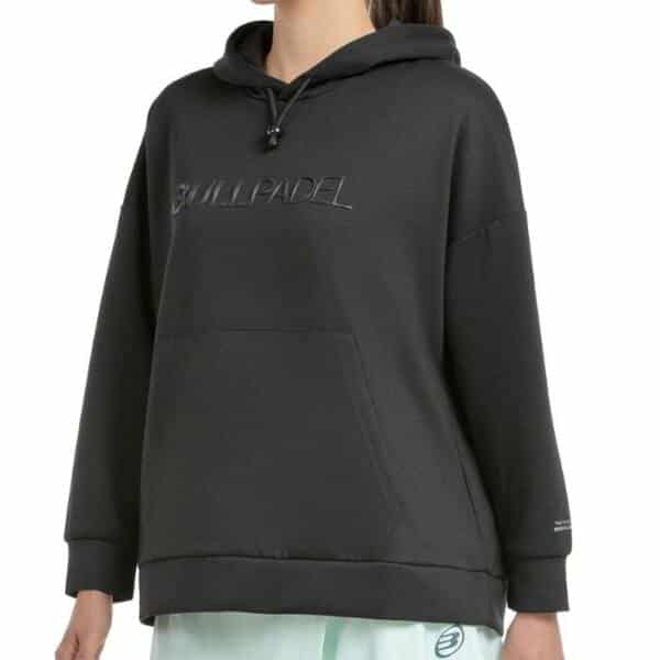 Sudadera Bullpadel Silba Mujer Negro