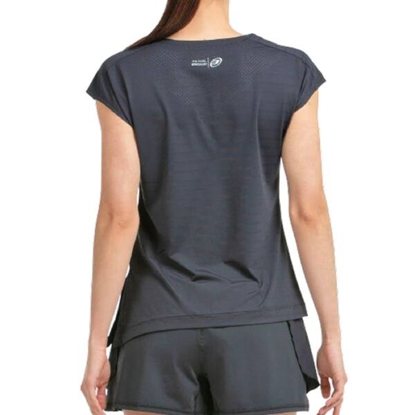 Camiseta negra para mujer de Bullpadel
