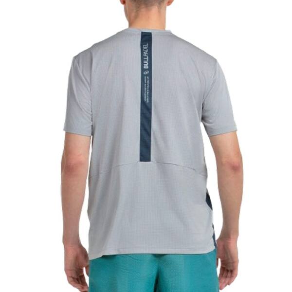 Camiseta gris para hombre de Bullpadel