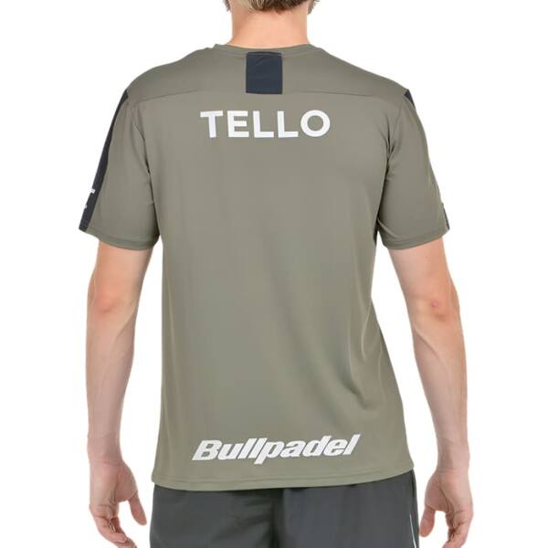 Camiseta color kaki para hombre de Bullpadel