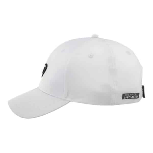Gorra en color blanco de Bullpadel