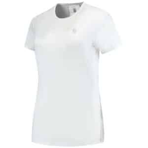 Camiseta pádel K-Swiss mujer blanca Hypercourt Advantage