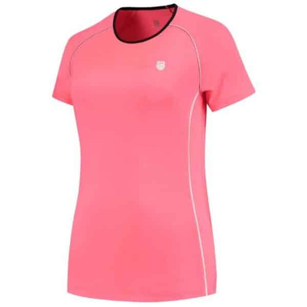 Camiseta K-Swiss Hypercourt Crew 4 rosa Camiseta K-Swiss Hypercourt Crew 4 rosa