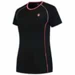 Camiseta negra Hypercourt Crew 4 K-Swiss mujer