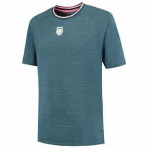 Camiseta K-Swiss Hypercourt Melange 3 Gris azulado