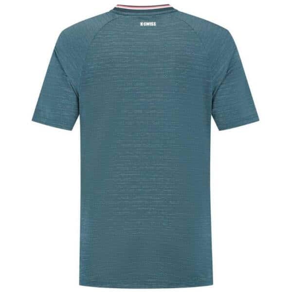 Camiseta pádel gris hombre Hypercourt Melange 3 K-Swiss