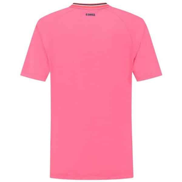 Camiseta rosa hombre Hypercourt Melange 3 Rosa K-Swiss