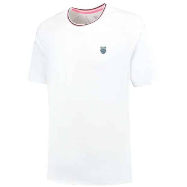 Camiseta K-Swiss Hypercourt Mesh Crew 4 blanca Camiseta K-Swiss Hypercourt Mesh Crew 4 blanca
