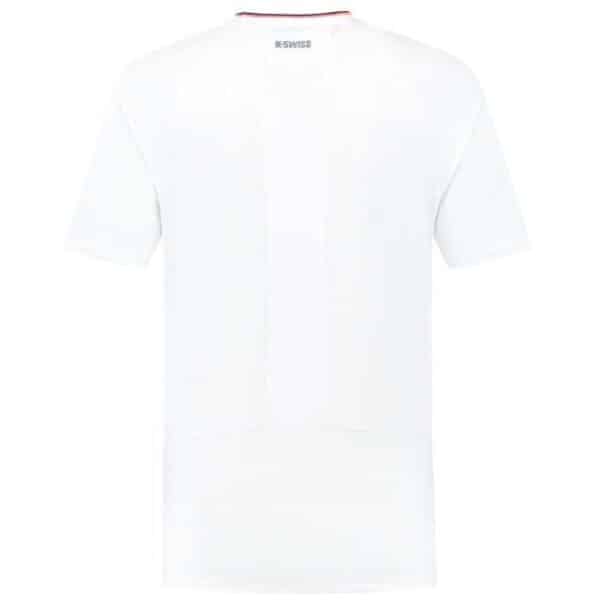 Camiseta pádel hombre blanca K-Swiss