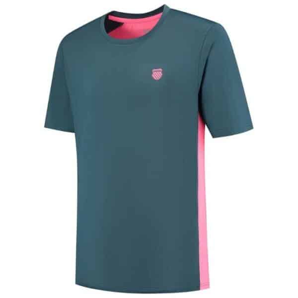 Camiseta K-Swiss Hypercourt Mix melange azul