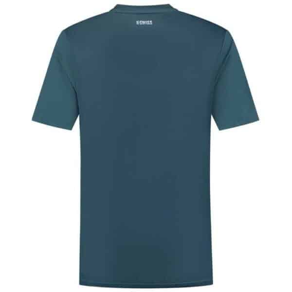 Camiseta hombre Hypercourt azul/rosa K-Swiss