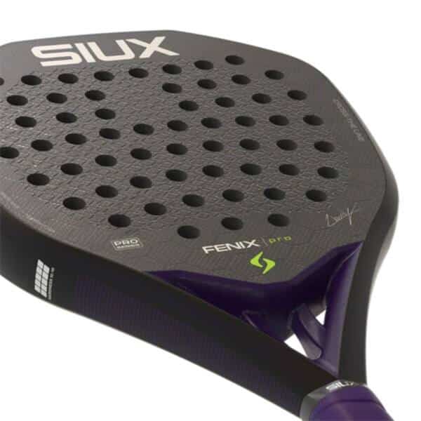 Detalle de la Pala Siux Fenix Pro Black