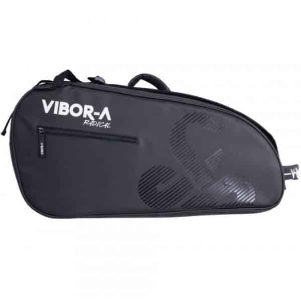 Paletero pádel Vibora - Modelo Radical negro y plata