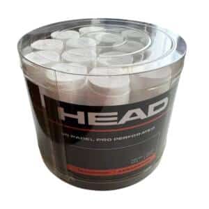 Tambor 60 Overgrips HEAD Padel Pro Blancos Perforados
