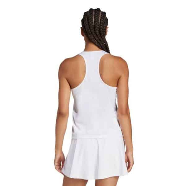Detalle Camiseta Tirantes Adidas Club Tank V Blanca