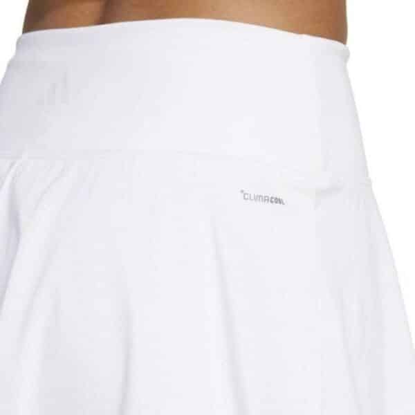 Detalle Falda Blanca Adidas Club Mujer