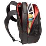 Interior de la Mochila de Arturo Coello Pro X HEAD