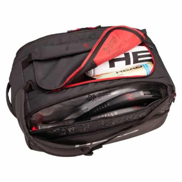 Interior del Paletero de Coello HEAD Pro X Duffle