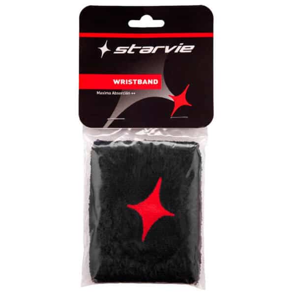 Muñequera Starvie negro-rojo Muñequera Starvie negro-rojo