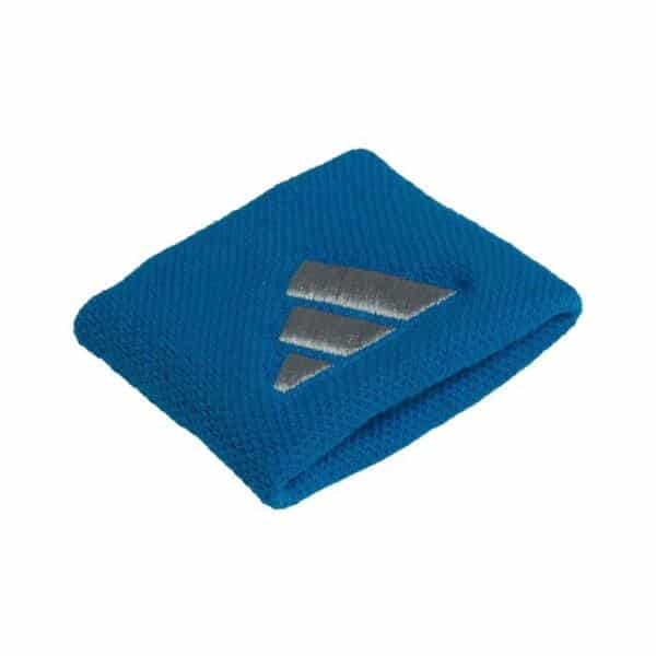 Muñequeras pequeñas azules de Adidas