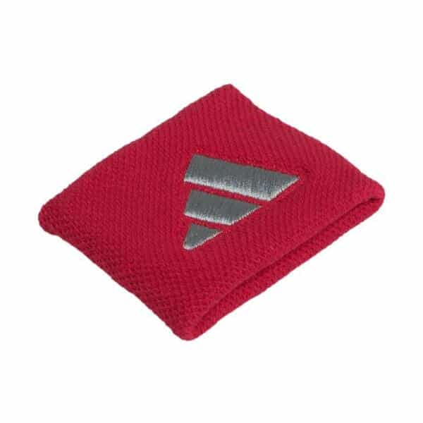 Muñequeras de pádel y tenis Adidas pequeñas rojas
