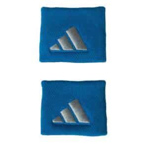 Muñequeras pequeñas azules de Adidas pack de 2