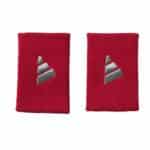 Pack 2 Muñequeras Adidas rojas grandes