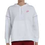 Sudadera Eluis blanca - Ropa mujer Bullpadel