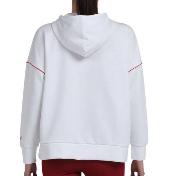 Sudadera mujer blanca Eluis Bullpadel