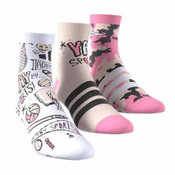 Detalle de los Calcetines Adidas Doodle Niña Detalle de los Calcetines Adidas Doodle Niña