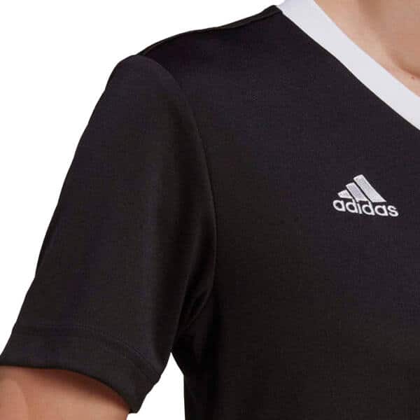 Camiseta Adidas Ent22 Negra Mujer Detalle