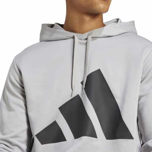 Detalle Sudadera Adidas Big Logo Gris