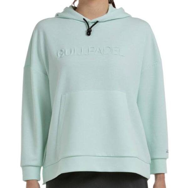 Sudadera Silba verde mujer Bullpadel