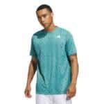 Camiseta Adidas Club Graph Tee estampado turquesa hombre
