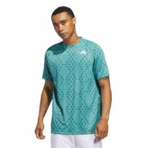 Camiseta Adidas Club Graph Tee estampado turquesa hombre