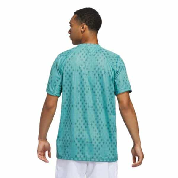 Camiseta Adidas Club Graph Tee estampado turquesa men