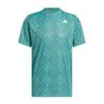 Camiseta Adidas Club Graph Tee estampado turquesa