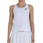 Camiseta mujer Bullpadel Lerna blanca