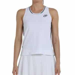Camiseta mujer Bullpadel Lerna blanca